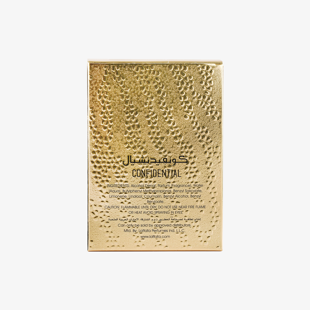 Confidential Private Gold Eau de Parfum 100ml
