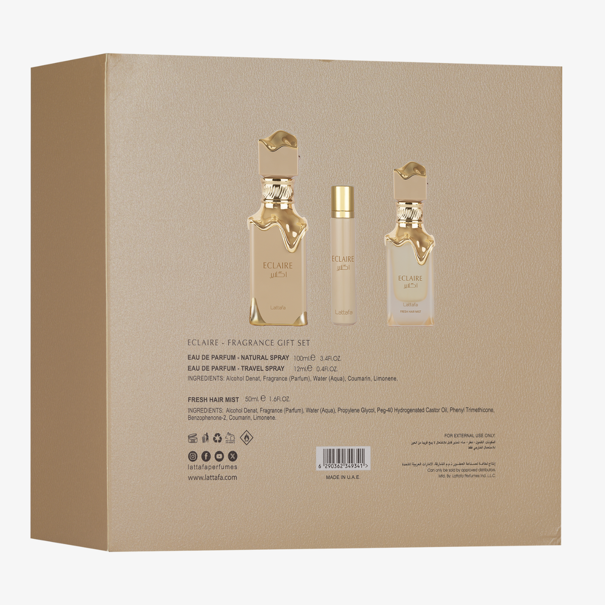 Eclaire Fragrance Gift Set 3-Piece