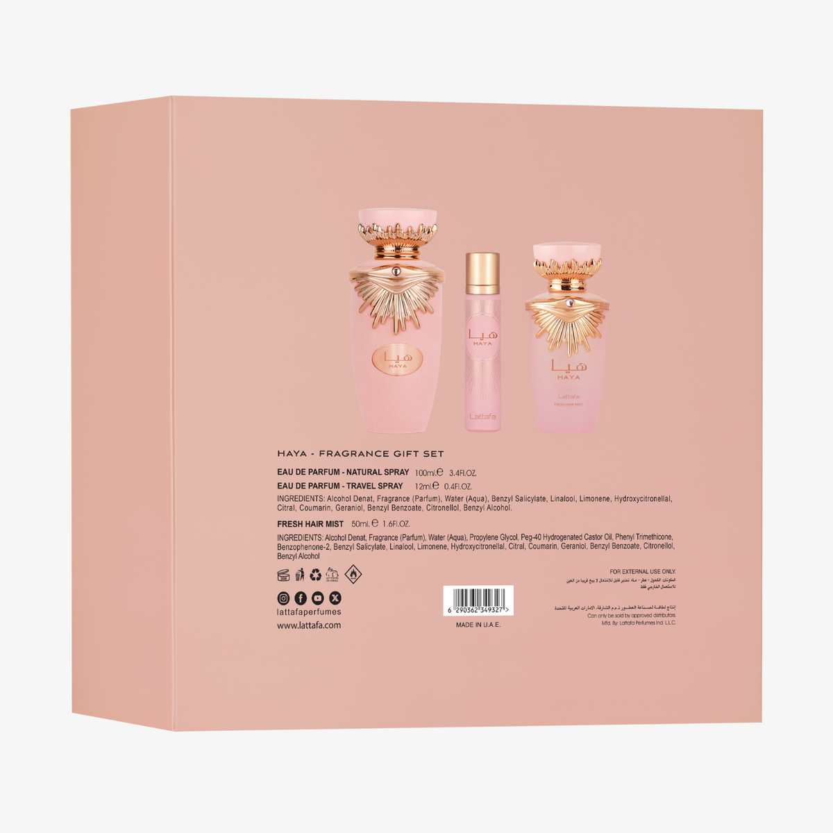 Haya Fragrance Gift Set 3-Piece